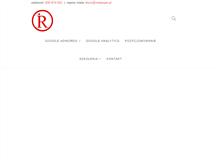 Tablet Screenshot of internetowe-pogotowie-reklamowe.pl